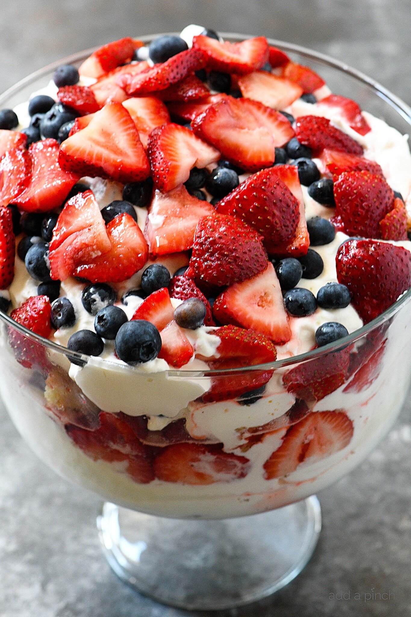 Quick & Easy: Make-Ahead Blueberry Strawberry Trifle Recipe